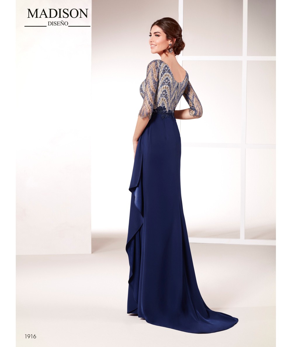 Long dress with French sleeve