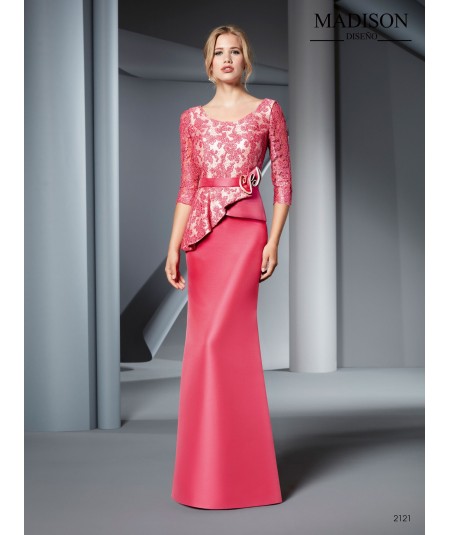 Vestido largo en tussord