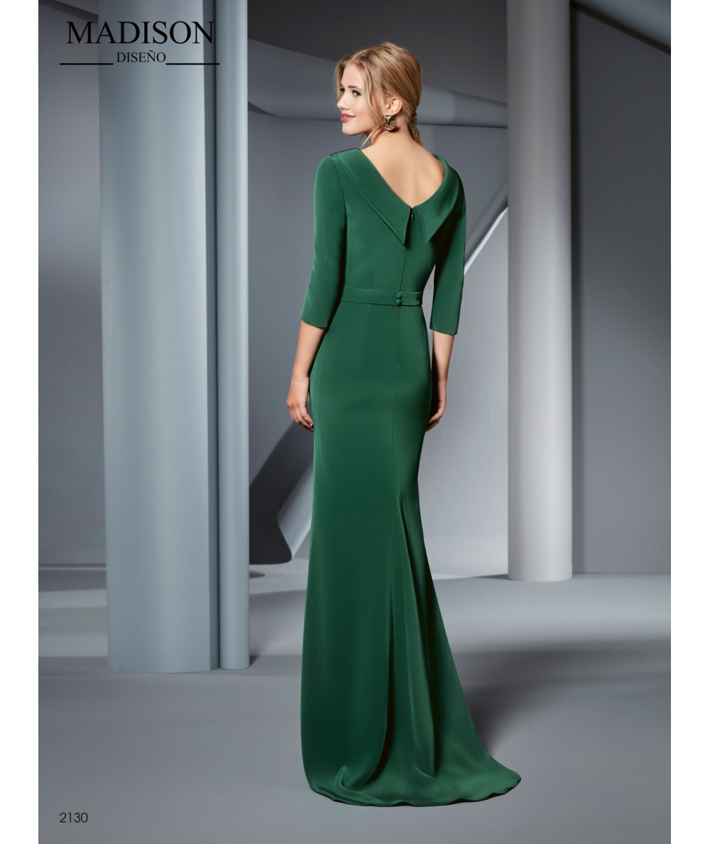 Vestido largo en triacetato