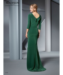 Vestido largo en triacetato