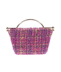 CLUTCH FIESTA TWEED FUCSIA