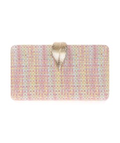 CLUTCH FIESTA POLIPIEL ROSA