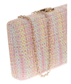 CLUTCH FIESTA POLIPIEL ROSA