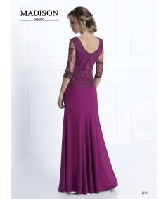 Purple lace godmother dress