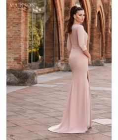 vestido de madrina largo con encaje