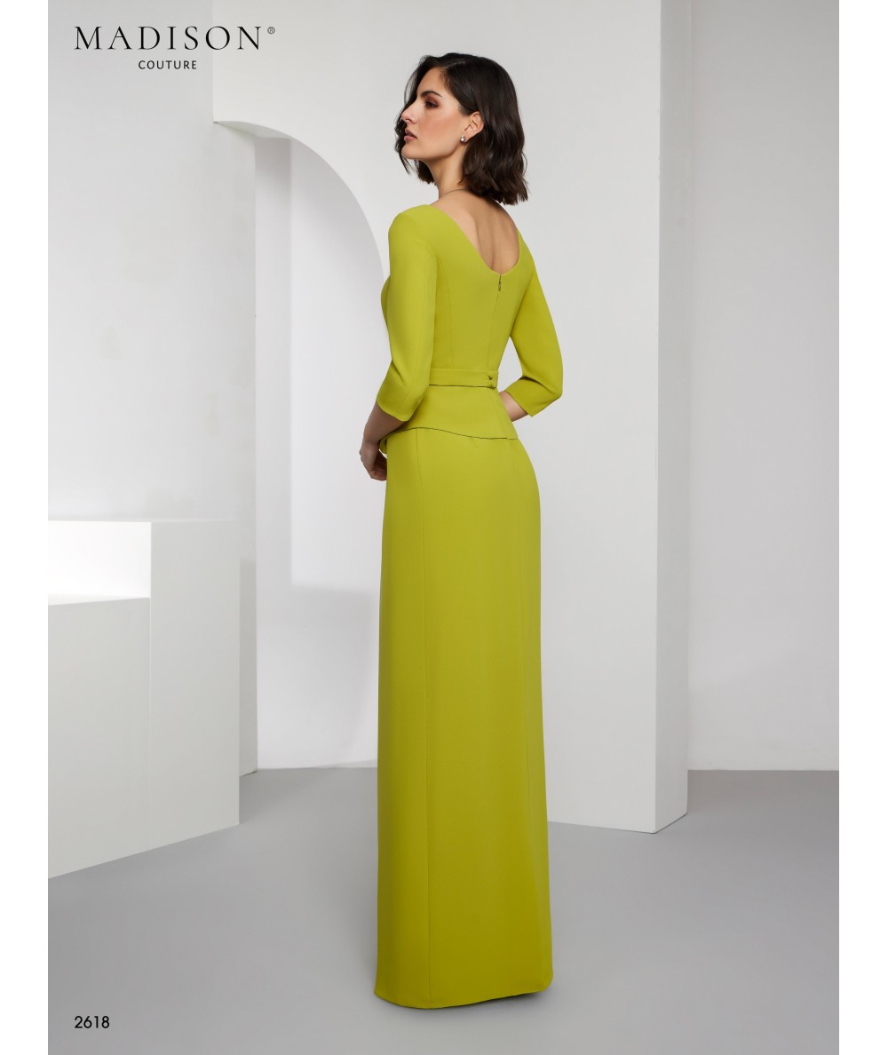 Lime Mother of the Bride Dress with Jewel Belt | Model 2618