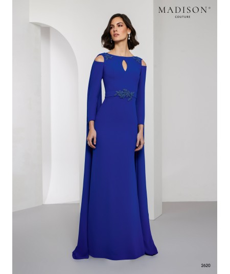 Vestido madrina rosa empolvado con plumas | Modelo 2617 Madison Coutur