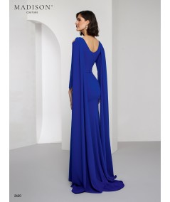 Klein Blue Mother of the Bride Dress with Cape | Model 2620