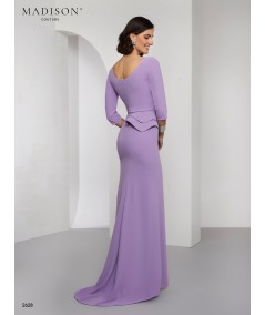 Lavender Mother of the Bride Dress with Embroidered Belt | Model 2628