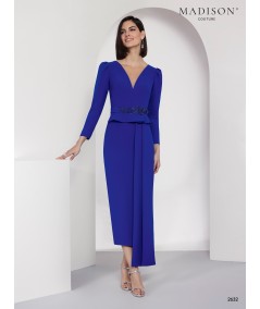 Royal Blue Mother of the Bride Dress with Embroidery | Model 2632