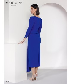 Royal Blue Mother of the Bride Dress with Embroidery | Model 2632