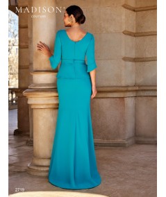 Crystal Waist Mother of the Bride Gown 2719 | Madison Couture