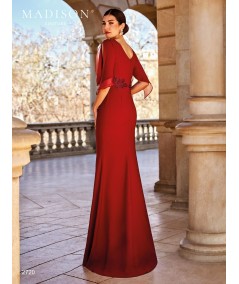 Apple Red Mother of the Bride Gown 2720 | Madison Couture