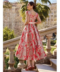 Jacquard Midi Mother of the Bride Dress 2734 | Madison Couture